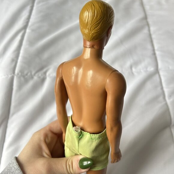 1968 Mattel Ken Doll Bendable Knees Blond Hair Blue Eyes Surfer Made In Taiwan - Picture 5 of 16